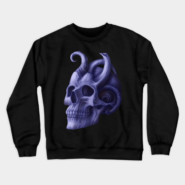 art skull Crewneck Sweatshirt by Hedgeh0g